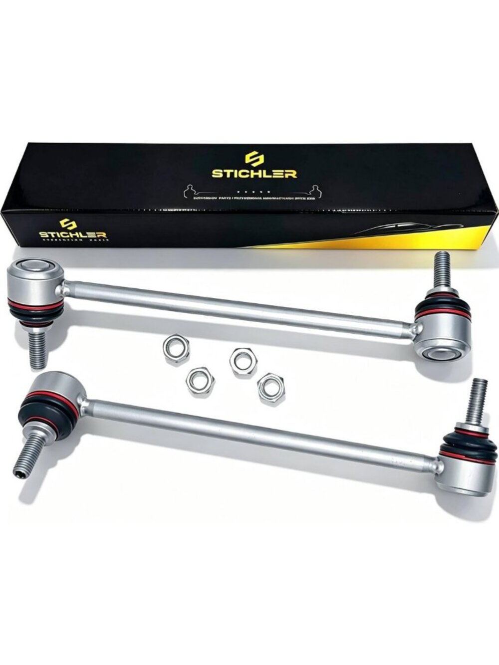 Front Sway Stabilizer Bar End Link Kit - 2 Pcs for Enhanced Vehicle Stability